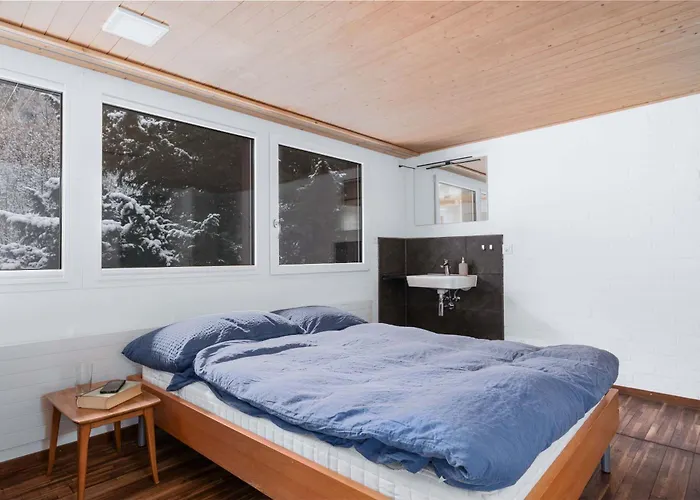 Spacious And Mountain View - 15 Min To Interlaken דירה שפיץ